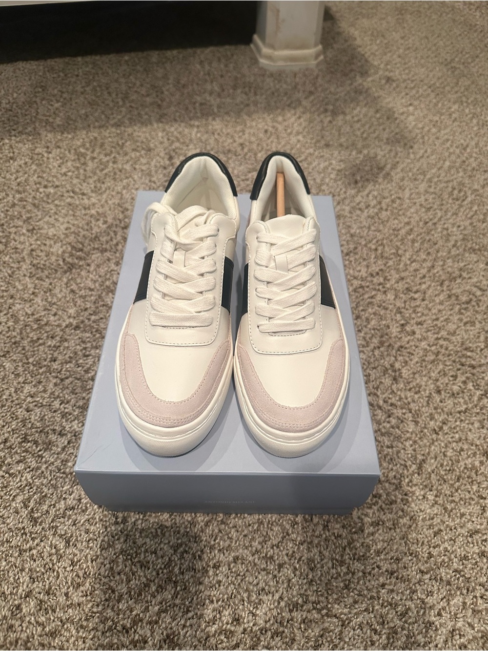 ANTONIO MELANI White Sneakers with Black Accents
